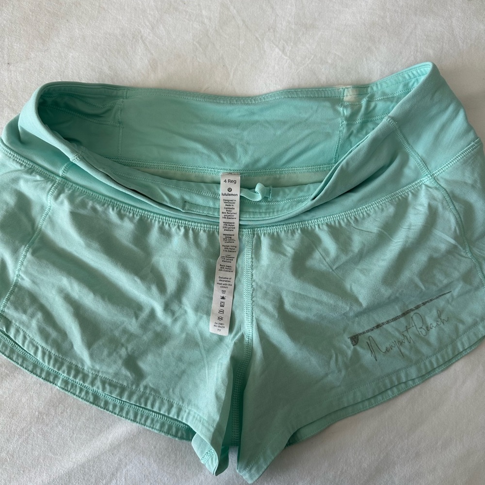 LuluLemon Mint Green Women's Shorts